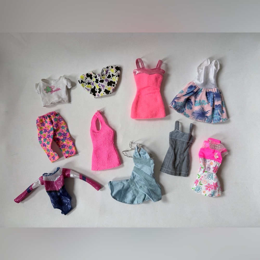 Lot Vintage Barbie Clothes